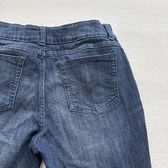 Wrangler Jeans Women Size 13/14 x 32 Straight Leg Western Rodeo Dark Wash Denim - Picture 12 of 12